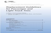 Replacement Guidelines for Passenger and Light Truck …octopup.org/img/car/tires/Rubber-Manufacturers-Association--2005... · Replacement Guidelines for Passenger and ... SUPPLEMENT