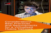 Considerations, Best Practices for a Virtualised Mobile ... · PDF fileCONSIDERATIONS, BEST PRACTICES AND REQUIREMENTS FOR A VIRTUALISED MOBILE NETWORK 1 Introduction 3 1.1 ScopeThe