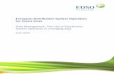 European Distribution System Operators for Smart Grids · PDF file1 European Distribution System Operators for Smart Grids Data Management: The role of Distribution System Operators