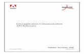Interapplication Communication API  · PDF filebbc Interapplication Communication API Reference Adobe® Acrobat® SDK November 2006 Version 8.0