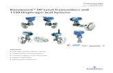 Rosemount DP Level Transmitters and 1199 Diaphragm · PDF fileProduct Data Sheet December 2017 00813-0100-4016, Rev RF Applications Level, flow, pressure, interface, density Extreme