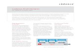 Cadence PCell Designer - Cadence Design Systems · PDF fileCadence PCell Designer Cadence is transforming the global electronics industry through a vision called EDA360. With an application-driven