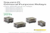 Square D General Purpose Relays - Steven · PDF filePerformance curves Electrical ... Conforming to standards IEC 61984, UL 508, ... Square D General Purpose Relays Class 8501R plug-in