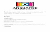 ANIMATOR - GitHub Pagestmpxyz.github.io/docs/Animator_Documentation.pdf · ANIMATOR TIMELINE EDITOR FOR UNITY Thanks for purchasing! This document contains a how-to guide and general