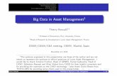 BigDatainAssetManagement - Thierry Roncallithierry-roncalli.com/download/big-data-in-asset-management.pdf · BigDatainAssetManagement1 ... ESMA/CEMA/GEAmeeting,CNMV,Madrid,Spain ...
