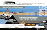 CONFERENCE BROCHURE -  · PDF fileCONFERENCE BROCHURE ... German tank storage industry Book now g g   ... flame arrestors and tank blanketing