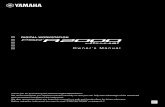 PSR-A2000 Owner's Manual - Yamaha Corporation · PDF filepiano Voices but also many others including Oriental Voices. ... performance technique. Play Along with Song Data Chapter 3
