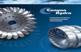HYDROELECTRIC SYSTEMS FOR UTILITIES AND ... - Canyon · PDF fileHYDROELECTRIC SYSTEMS FOR UTILITIES AND INDEPENDENT POWER PRODUCERS. Hydroelectric systems from Canyon Hydro are built