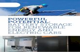 POWERFUL POTENTIAL: BATTERY STORAGE FOR · PDF filePowerful Potential: Battery Storage for Renewable Energy and Electric ... This report is printed on 100% recycled paper. ... Li-ion