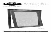 Pet Screen Door - The Home Depot · PDF filePet Screen Door Locking System ... Market Square, Dundalk, Co. Louth, Ireland Radio Systems Corporation, 10427 PetSafe Way, Knoxville, TN
