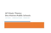 AP Music Theory: Des Moines Public Schoolsap.dmschools.org/.../ap_music_theory_curriculum_guid…  · Web viewThe AP Music Theory course corresponds to one or two semesters of a