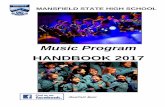 Music Program HANDBOOK 2017 - Mansfield State High · PDF fileMusic Program. HANDBOOK 2017 . Mansfield Music . ... is available from the music staff. Guitar ... music folder, ensemble