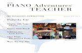 PIANO Adventures TEACHER - Nancy and Randall Faber's ...pianoteaching.com/newsletter/2005_pdf/PA7_Teacher_News.pdf · PIANO Adventures TEACHER THE Pedal by Ear Singing with Your Fingers