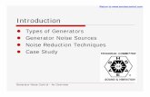 ASHRAE Generator Noise Presentation - GSW Event · PDF fileGenerator Noise Control - An Overview Case Study oExhaust Noise n In free field, at 50 feet, exhaust with no muffler is 84