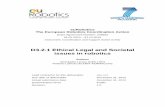 D3.2.1 Ethical Legal and Societal issues in · PDF filerobotics with ELS issues in other engineering domains in order to provide more impacting ... the meetings organized and a visual