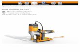 ALFRA ROTABEST RB 35 SP Metal Core Drilling Machine ... · PDF fileMetal Core Drilling Machine Taladro electromagnético ... con imanes permanentes conmutables, ... Motor cannot be