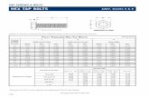 AP SES & BOLTS HEX TAP BOLTS A307, Grades 5 & 8 · PDF fileLength of a tap bolt is measured from the underhead bearing surface to the extreme end of the bolt. HEX TAP BOLTS. A307,