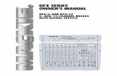 DFX Series Owner's Manual - AVSTUDIO · PDF filedfx series owner’s manual dfx•6 and dfx•12 6- and 12-channel mixers with digital effects db 30 20 10 o 40 50 5 5 u 60 10 db 30