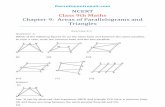 NCERT Class 9th Maths Chapter 9 ... · PDF file  NCERT Class 9th Maths Chapter 9: Areas of Parallelograms and Triangles