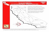 CALIFORNIA GEOLOGICAL SURVEY NOTE  · PDF fileRevised 12/2002 NOTE CALIFORNIA 36 GEOMORPHIC PROVINCES CALIFORNIA GEOMORPHIC PROVINCES ©California Department of