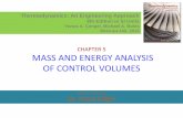 Thermodynamics: An Engineering Approach - جامعة نزوى · PDF fileCHAPTER 5 MASS AND ENERGY ANALYSIS OF CONTROL VOLUMES Lecture slides by Dr. Fawzi Elfghi Thermodynamics: An