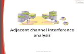 Adjacent channel interference analysis - · PDF fileAdjacent channel interference analysis ... LTE BS Interference ... Adjacent channel interference from S-band radar into indoor femto