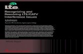 Recognizing and Resolving LTE/CATV Interference Issues · PDF fileInterference Issues By: Paul Denisowski Application Engineer Keywords: LTE, interference, ingress, egress, ... 2G