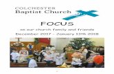 FOCUS - col  · PDF file11.12.2017 · 2 Regular Ministries and Activities Please see our weekly sheet for times Sunday Morning service and Powerhouse 10.30 Evening service 6.30