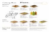 BREAKFAST - pure.co.uk · PDF fileDeli Box REGULAR £36.95 (£6.15pp) Chicken skewers, bread sticks, falafel, bocconcini, smoked tofu, chipotle hummus and beetroot dip Cookie Box