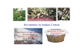 Revolution in Indian Cotton - Integrated pest · PDF fileDirectorate of Cotton Development, Mumbai Citation Revolution in Indian Cotton Edited by Dr.N.B.Singh Agriculture Commissioner,