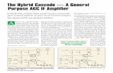 The Hybrid Cascode — A General Purpose AGC IF · PDF fileThe Hybrid Cascode Connection ... circuits lies in the dc control. The cir- ... cascode stages are used, offering 100 dB