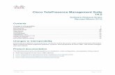 Cisco TelePresence Management Suite 14 · PDF fileCisco TelePresence Management Suite 14.5 Software Release Notes Revised March 2015 Contents Changes to interoperability 1 Product