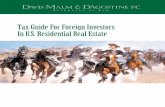 Tax Guide For Foreign Investors In U.S. Residential Real ... · PDF fileA TTORNEYS AT L AW Tax Guide For Foreign Investors In U.S. Residential Real Estate dmd wfg guide tax.qxp_dmd