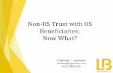 Non-US Trust with US Beneficiaries: Now What? Case Study: Representative Family Foreign family with substantial offshore wealth Trust structures in place Trust beneficiary attends