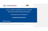 Training Manual: Module 3pdf.usaid.gov/pdf_docs/PA00M9GR.pdf · EARLY GRADE READING ACTIVITY (EGRA) READING INTERVENTION PROGRAM . Training Manual: Module 3 . English Standard 2 .