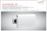 ComfoAir 70 - zehnder-  · PDF fileBefore installing the ventilation unit, the mounting block must be cut to length so that it is flush with the surface of the façade and the
