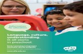 Language, culture, understanding. It all starts in · PDF fileLanguage, culture, understanding. It all starts ... students to study language in later school years. ... in a new language