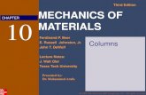 Third Edition MECHANICS OF 10 MATERIALS - …site.iugaza.edu.ps/btayeh/files/2013/07/CH-10-Columns.pdf · MECHANICS OF MATERIALS Third Edition Ferdinand P. Beer E. Russell Johnston,