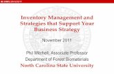 Inventory Management and Strategies that Support Your ...outreach.cnr.ncsu.edu/woodworkshops/documents/PhilInventory... · Inventory Management and Strategies that Support Your Business