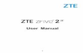 ZTE ZFive2 Manual - · PDF file3 Images and screenshots used in this manual may differ from the actual product. Content in this manual may differ from the actual product or software