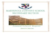 Annual School Report 2015-2016 - Maryknoll Convent Schoolmcs.edu.hk/mcs_1213/reports/schrep1516.pdf · School Report 2015/16 Maryknoll Convent School (Secondary Section) 1 We envision
