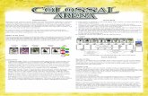 English Rules of Play 1 - Fantasy Flight Games Arena... · INTRODUCTION Welcome to the Colossal Arena! Today, for your amusement, eight fierce creatures will battle each other in