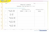 Place value - Math and Science For Children - · PDF fileMath4childrenplus.com 1) T O 3 2 4 3 2 H T O 7 0 2 H T O 2 6 0 H T O 3 6 0 H T O 2) 3) 4) 5) Expanded form Standard form 400