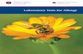 Laboratory Tests for Allergy - Douglass Hanly Moir · PDF file4 Initial Investigation Panels If you write “RAST” or “Allergy serology”, but do not specify the allergens, we