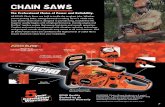 CHAIN SAWS - Boone Rental - Rental Supplies · PDF fileCHAIN SAWS The Professional Choice of Power and Reliability. All ECHO Chain Saws are built to tackle the toughest jobs. Whether