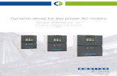 Dynamic drives for low power AC motors - · PDF fileDynamic drives for low power AC motors Emotron VFX/FDU 2.0 ... Max output current ... @ 400 V Motor power @ 460 V Rated current