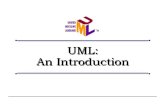 UML: An Introduction - · PDF file01.10.2016 · Contents • Why model ? • Principles of modeling • What is UML ? • Conceptual Model of the UML • Building Blocks • Rules