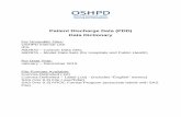 Patient Discharge Data (PDD) Data Dictionary - CA OSHPD · PDF filePatient Discharge Data (PDD) Data Dictionary For Nonpublic Files: OSHPD Internal Use IPA AB2876 – Custom Data Sets