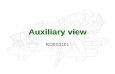 6- Auxiliary view - M- · PDF filePartial auxiliary view • In auxiliary views, it is normal practice not to project hidden features or other features that are not part of the inclined