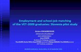 Employment and school-job matching of the VET-2009 ... · PDF fileEmployment and school-job matching of the VET-2009 graduates: Slovenia pilot study ... METODOLOGIJA IN EPISTEMOLOGIJA